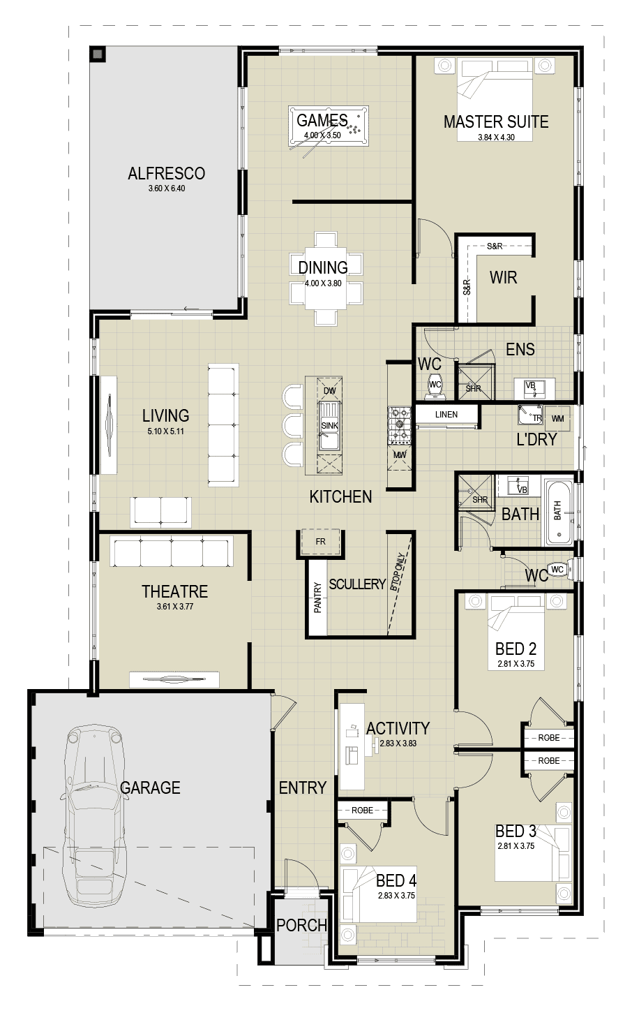 The Grange floor plan